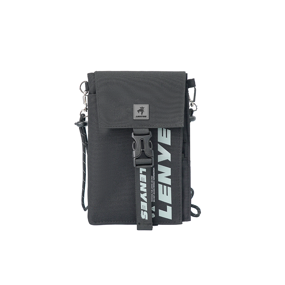 Lenyes LB582 Roamer Serisi Çok Amaçlı Su Geçirmez Polyester Kumaş Ayarlanabilir Omuz Askılı Çapraz Vücut Çantası