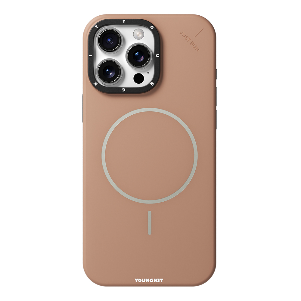 Apple iPhone 15 Pro Max Uyumlu Kılıf M-safe Şarj Özellikli Youngkit Dynamag Serisi Kapak