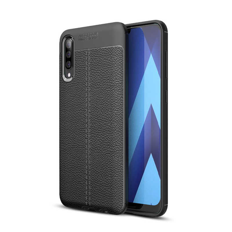 [RNZ-TA22570] Samsung Galaxy A50 Uyumlu Kılıf Zore Niss Silikon Kapak (Siyah)