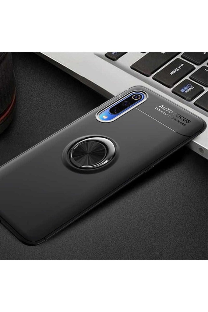 [RNZ-TA22573] Xiaomi Mi 9 Uyumlu Kılıf Zore Ravel Silikon Kapak (Siyah)