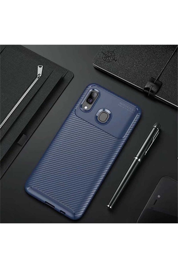 Samsung Galaxy A30 Uyumlu Kılıf Zore Negro Silikon Kapak