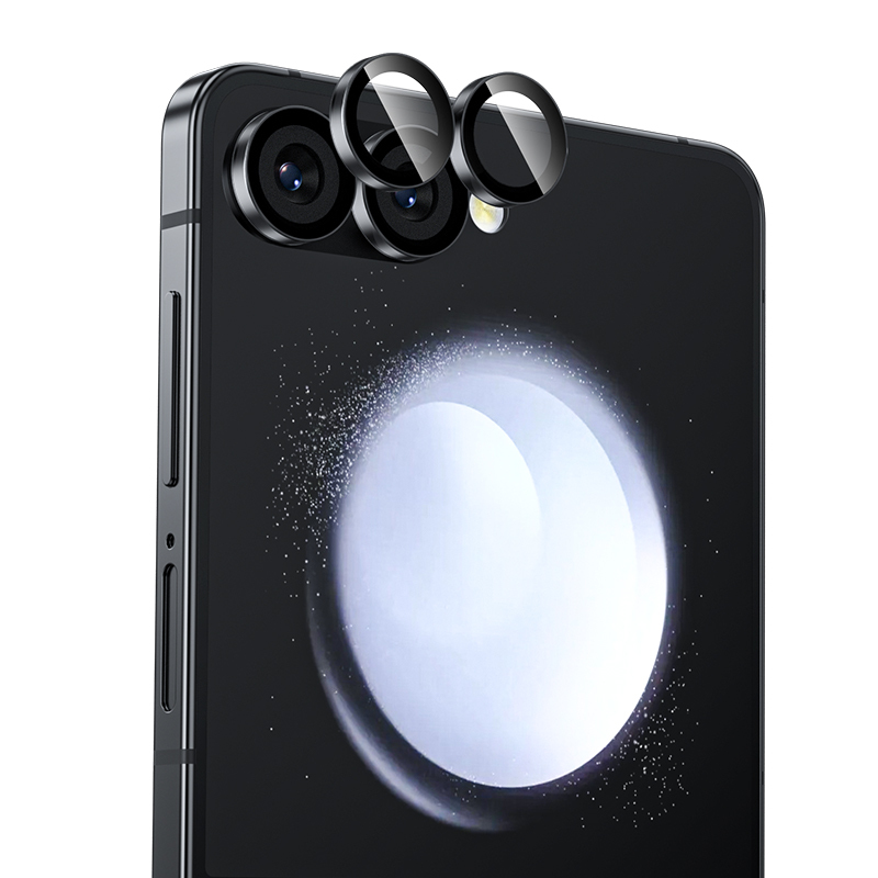 Samsung Galaxy Z Flip Uyumlu 7 Benks AR Glass Warrior Premium Cam Kamera Lens Koruyucu