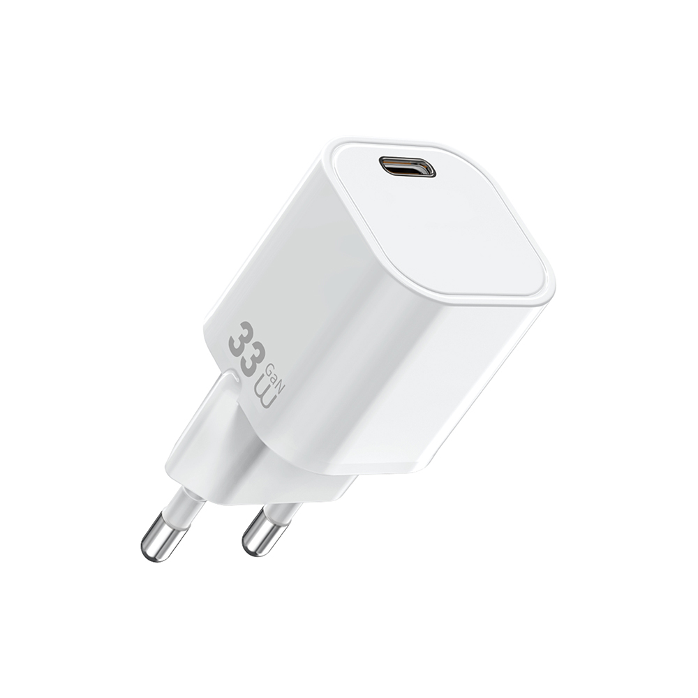 Wiwu Wi-G015 Cube Serisi GaN Tech PD Hızlı Şarj Özellikli Mini Şarj Başlığı 33W