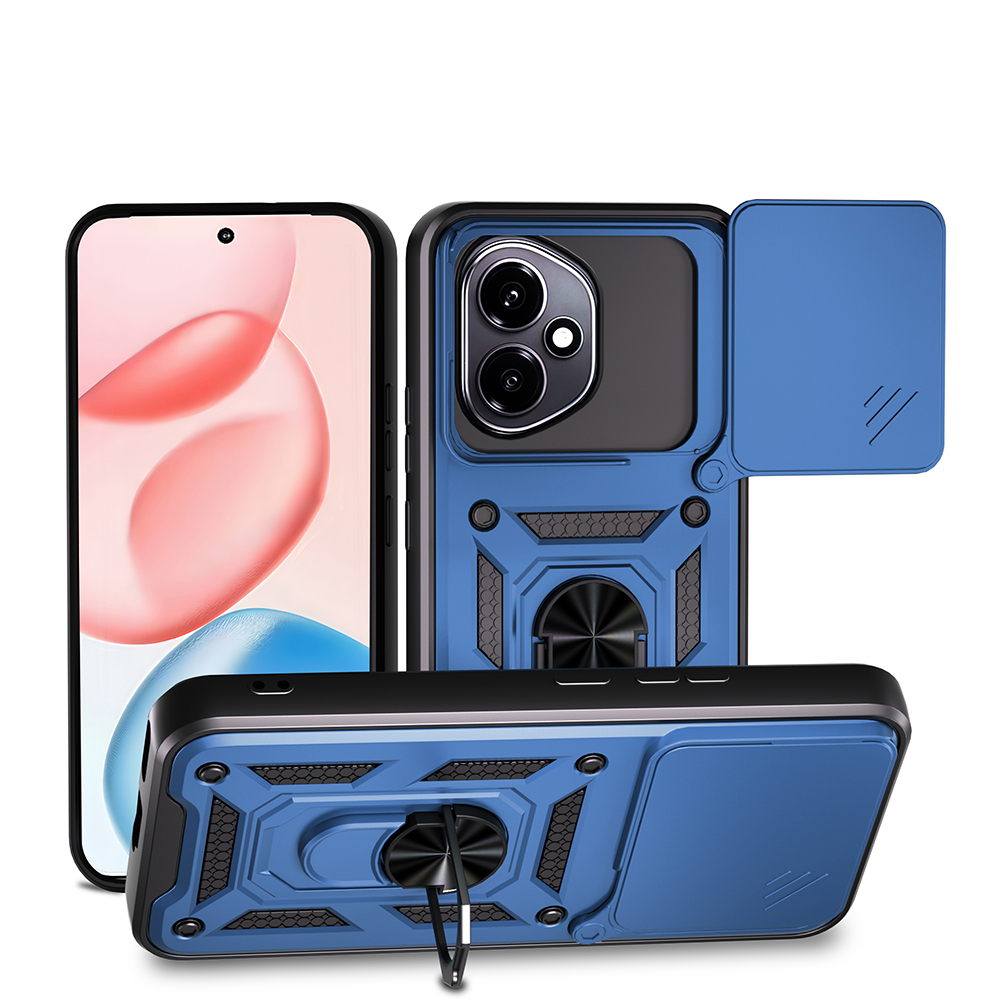 Honor 400 Uyumlu Kılıf Magnetik Standlı Kamera Korumalı Zore Sürgülü Vega Kapak