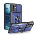 Samsung Galaxy A17 Uyumlu Kılıf Magnetik Standlı Kamera Korumalı Zore Sürgülü Vega Kapak