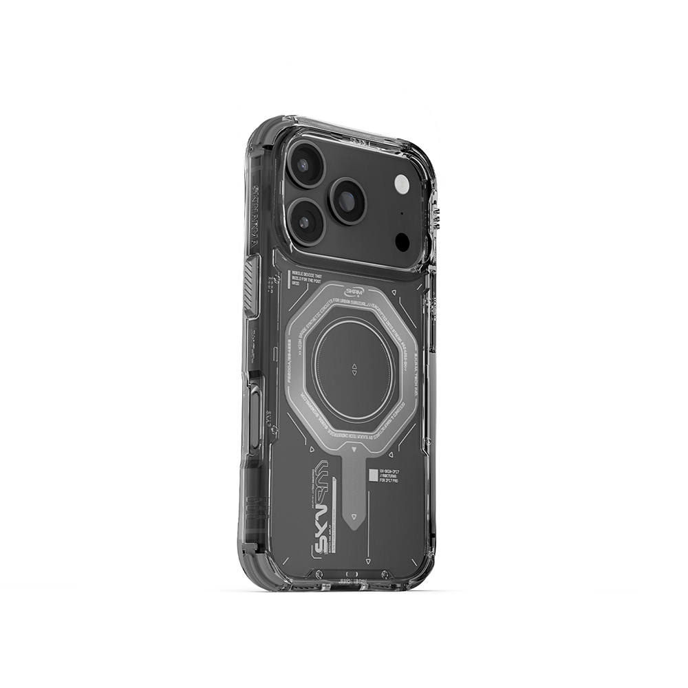 Apple iPhone 17 Pro Max Uyumlu Kılıf SkinArma M-safe Şarj Özellikli Airbag Tasarımlı Magma Kapak
