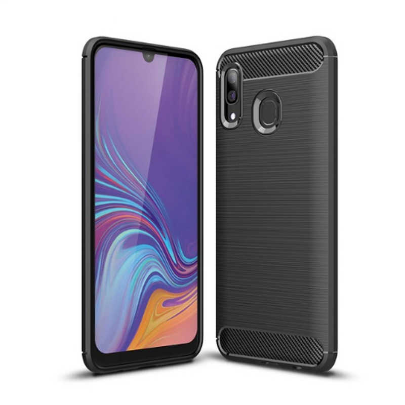 [RNZ-TA23145] Samsung Galaxy A20 Uyumlu Kılıf Zore Room Silikon Kapak (Siyah)