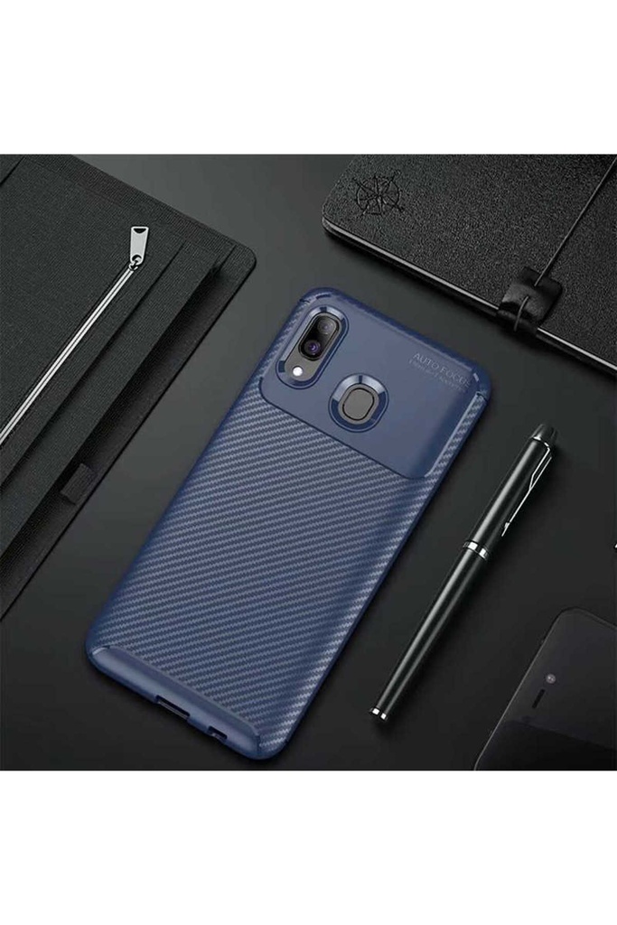 Samsung Galaxy A20 Uyumlu Kılıf Zore Negro Silikon Kapak