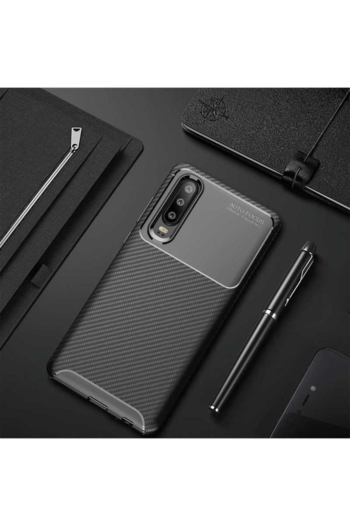[RNZ-TA23311] Huawei P30 Uyumlu Kılıf Zore Negro Silikon Kapak (Siyah)