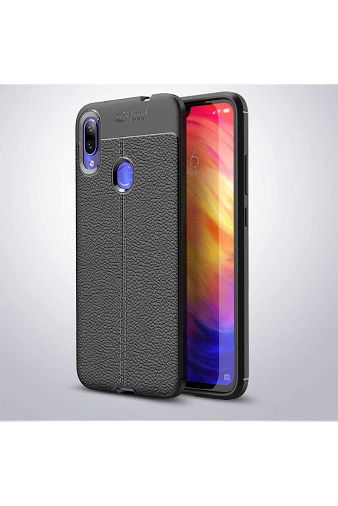[RNZ-TA23317] Xiaomi Redmi Note 7 Uyumlu Kılıf Zore Niss Silikon Kapak (Siyah)