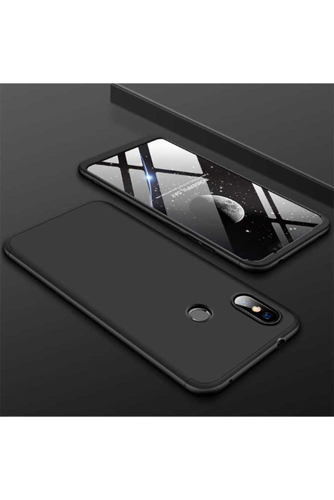 [RNZ-TA23344] Xiaomi Redmi Note 7 Uyumlu Kılıf Zore Ays Kapak (Siyah)