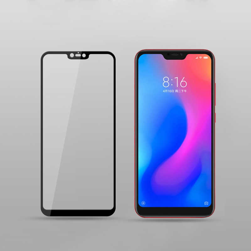 Xiaomi Redmi Note 6 Pro Uyumlu Zore Kenarları Kırılmaya Dayanıklı Cam Ekran Koruyucu
