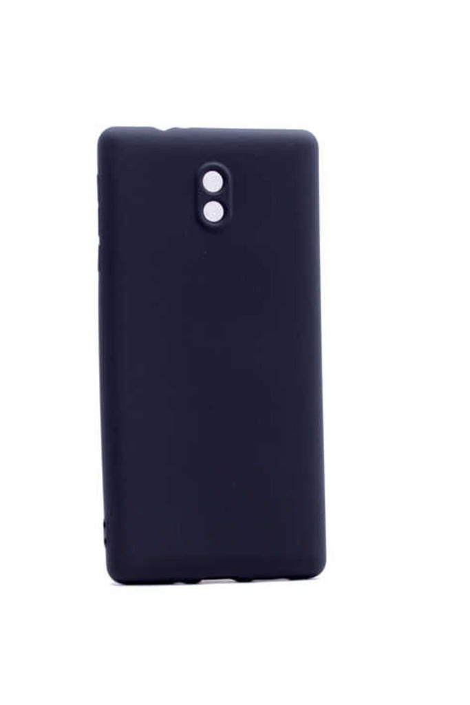 [RNZ-TA1580] Nokia 3 Uyumlu Kılıf Zore Premier Silikon Kapak (Siyah)
