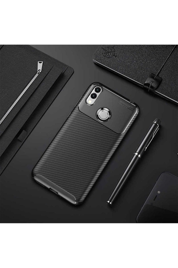 Huawei Honor 8C Uyumlu Kılıf Zore Negro Silikon Kapak