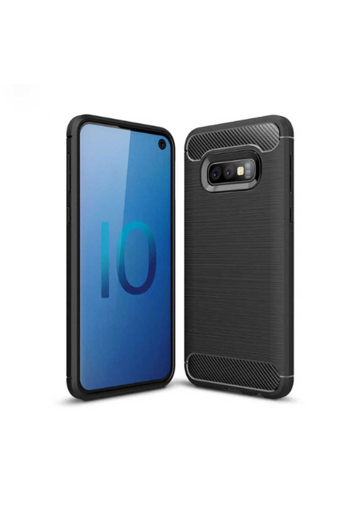 [RNZ-TA23654] Samsung Galaxy S10E Uyumlu Kılıf Zore Room Silikon Kapak (Siyah)