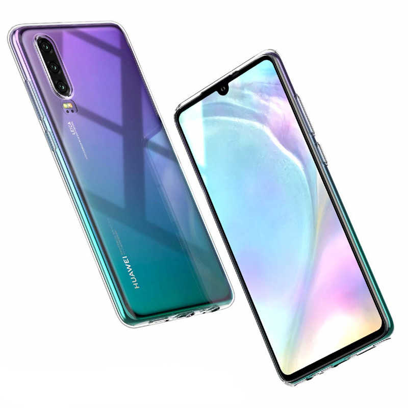 Huawei P30 Uyumlu Kılıf Zore Süper Silikon Kapak