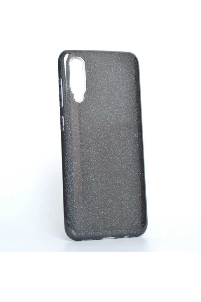 [RNZ-TA24018] Samsung Galaxy A50 Uyumlu Kılıf Zore Shining Silikon (Siyah)