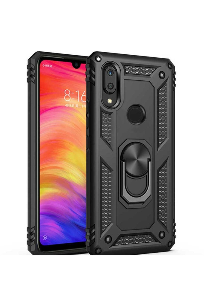 [RNZ-TA24121] Huawei P Smart 2019 Uyumlu Kılıf Zore Vega Kapak (Siyah)