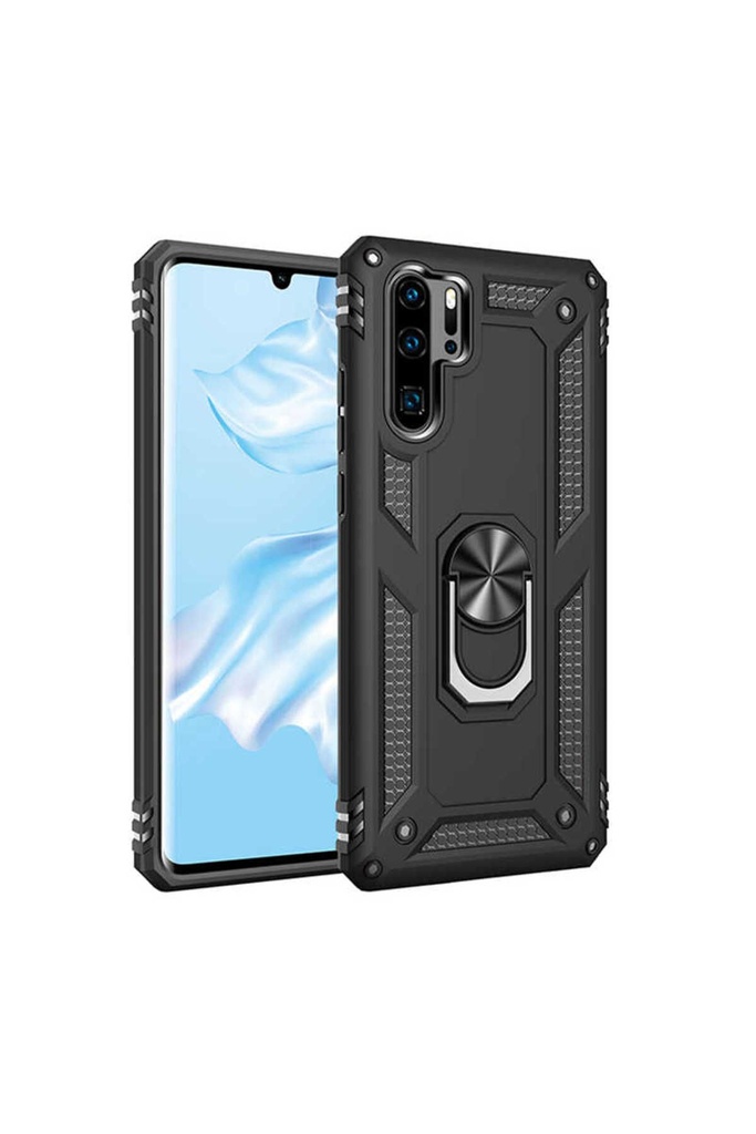 [RNZ-TA24205] Huawei P30 Pro Uyumlu Kılıf Zore Vega Kapak (Siyah)
