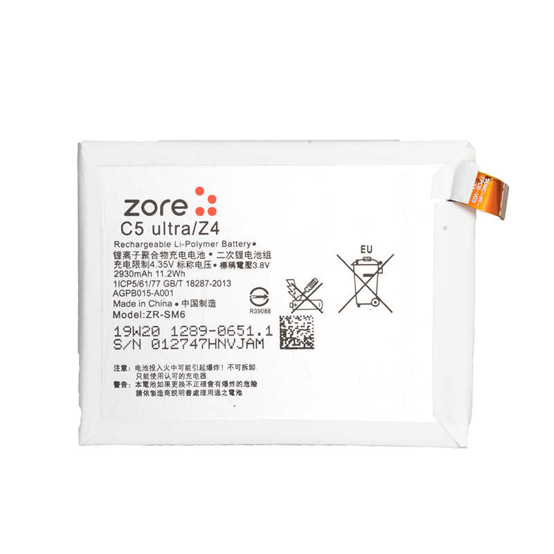 [RNZ-T8454] Sony Xperia C5 Ultra Uyumlu Zore Tam Orjinal Batarya