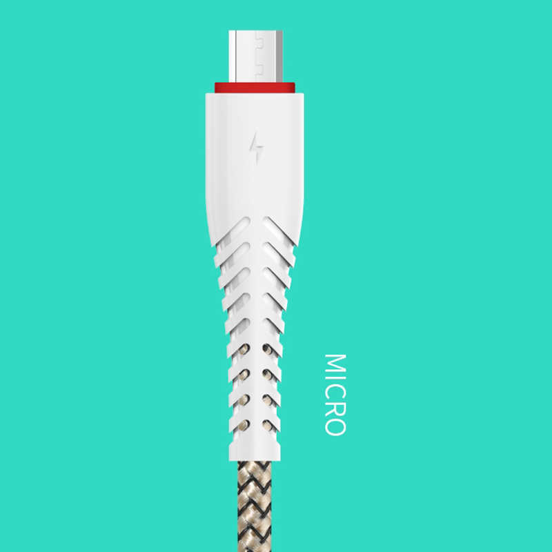 [RNZ-TA25684] Xipin LX18 Usb Micro Kablo 1.2M (Beyaz)