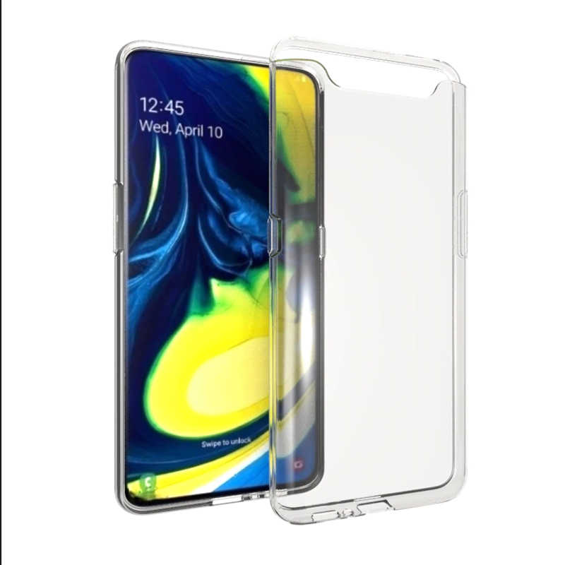 Samsung Galaxy A80 Uyumlu Kılıf Zore Süper Silikon Kapak
