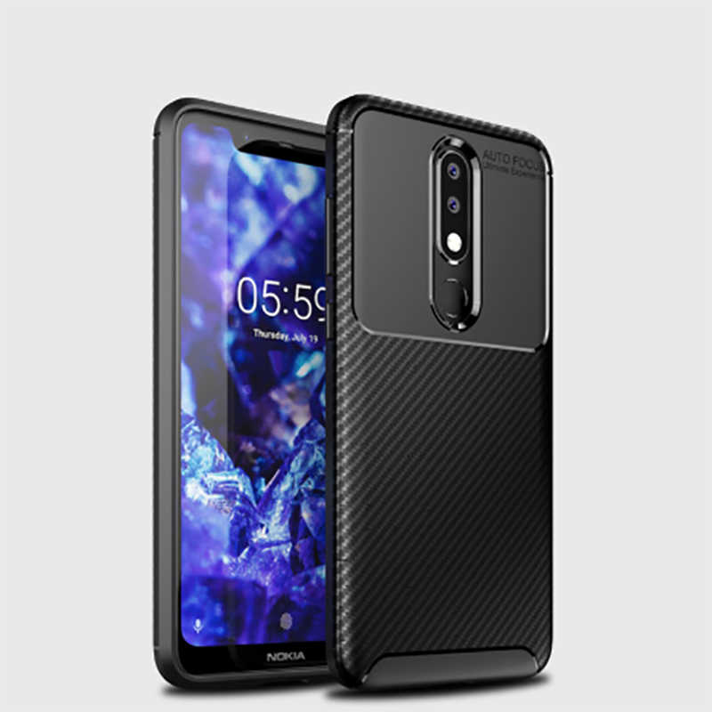 Nokia 5.1 Plus Uyumlu Kılıf Zore Negro Silikon Kapak