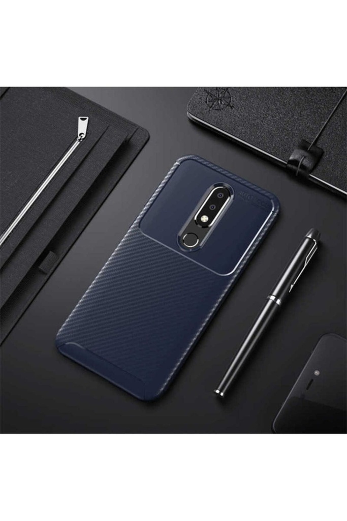 Nokia 5.1 Plus Uyumlu Kılıf Zore Negro Silikon Kapak