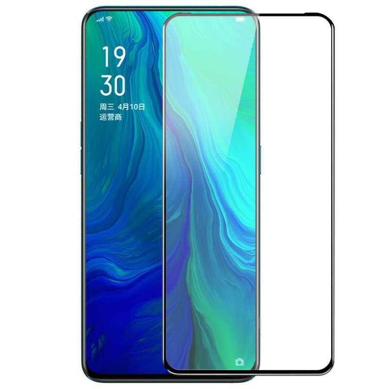 [RNZ-TA26043] Oppo Reno Z Uyumlu Zore Kenarları Kırılmaya Dayanıklı Cam Ekran Koruyucu