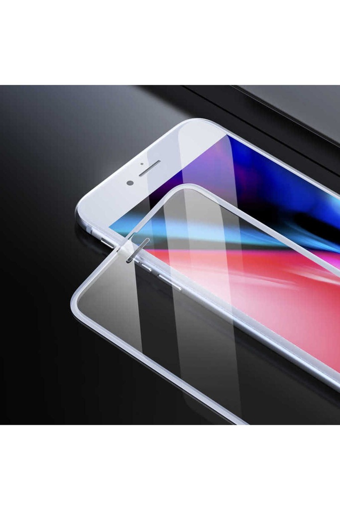Apple iPhone 8 Plus Uyumlu Zore Anti-Dust Glass Temperli Ekran Koruyucu