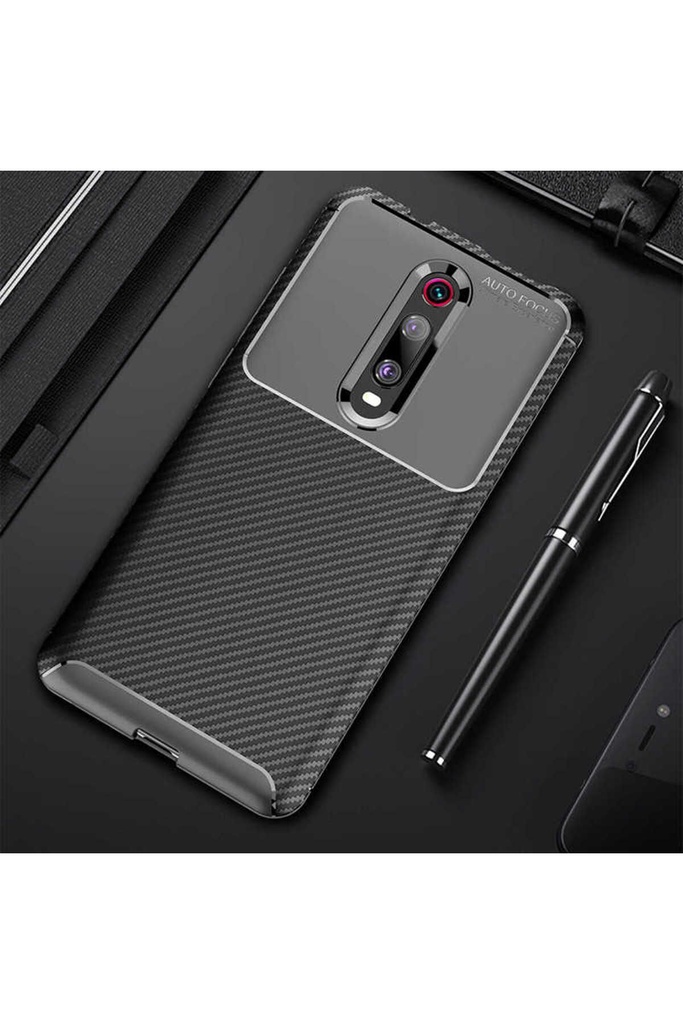 [RNZ-TA26316] Xiaomi Mi 9T Uyumlu Kılıf Zore Negro Silikon Kapak (Siyah)