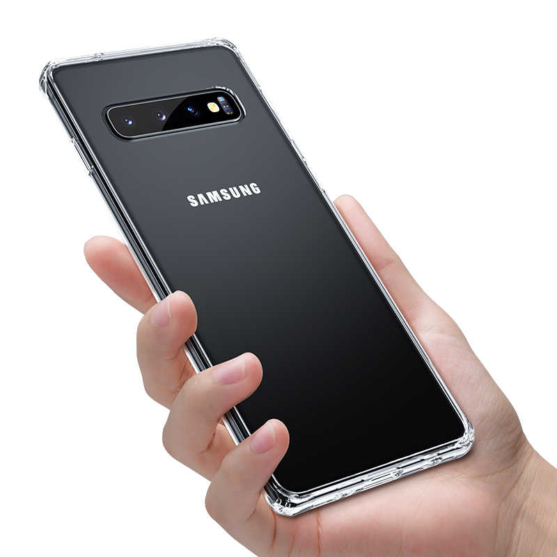 [RNZ-TA26913] Samsung Galaxy S10 Plus Uyumlu Kılıf Benks Magic Crystal Clear Glass Kapak