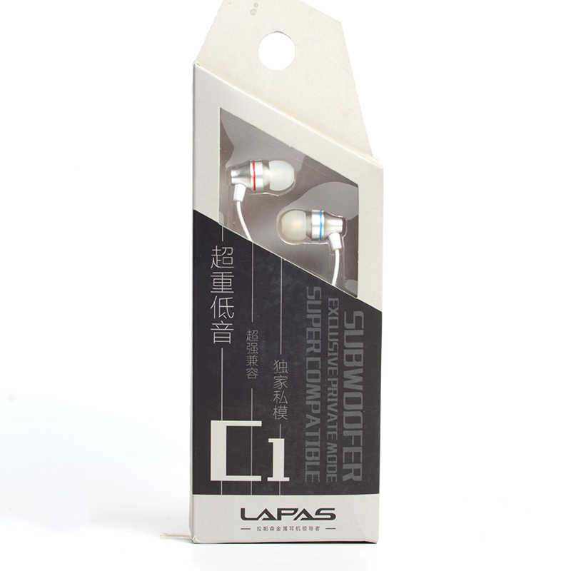[RNZ-TA27020] Lapas C1 3.5mm Kulaklık (Beyaz)