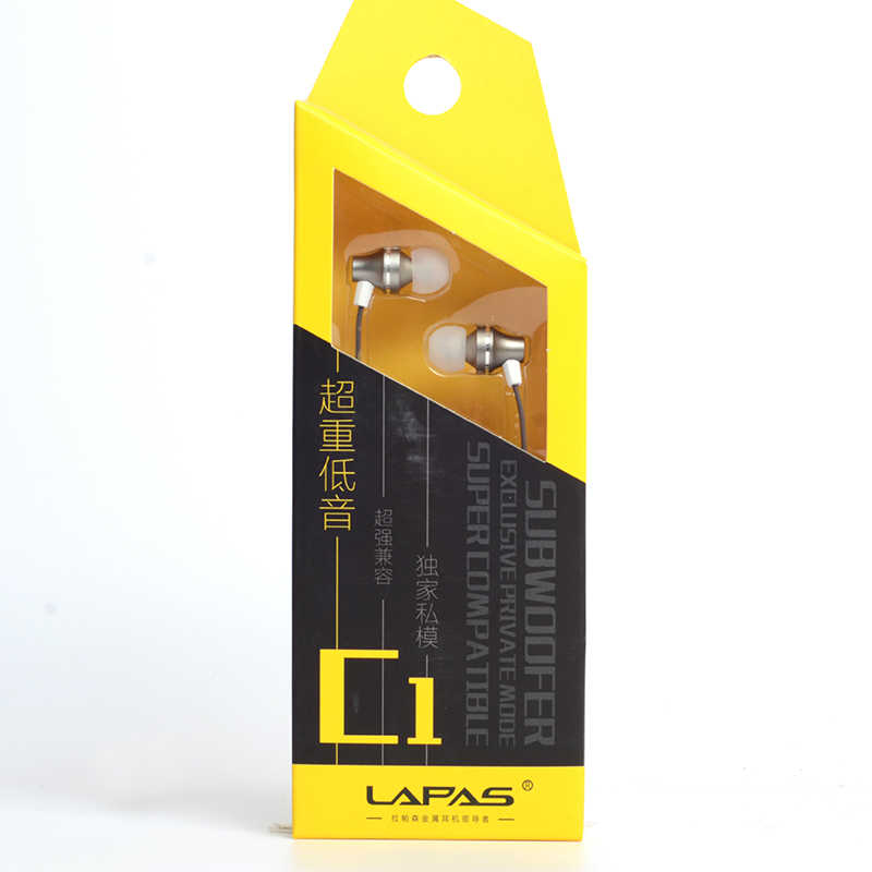 [RNZ-TA27021] Lapas C1 3.5mm Kulaklık (Füme)