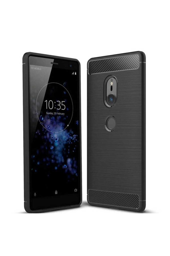 [RNZ-TA1828] Sony Xperia XZ2 Uyumlu Kılıf Zore Room Silikon Kapak (Siyah)
