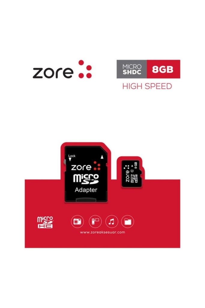Zore Micro SD Hafıza Kartı 8GB