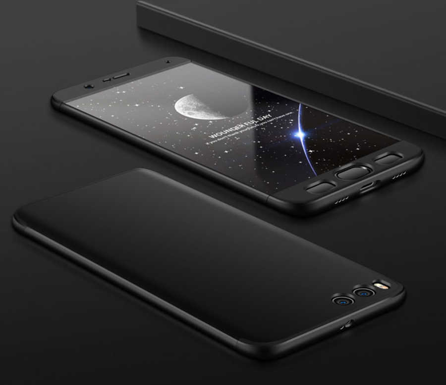 [RNZ-TA1839] Xiaomi Mi Note 3 Uyumlu Kılıf Zore Ays Kapak (Siyah)