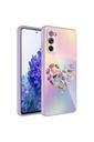 Samsung Galaxy S20 FE Uyumlu Kılıf Kamera Korumalı Desenli Sert Silikon Zore Epoksi Kapak
