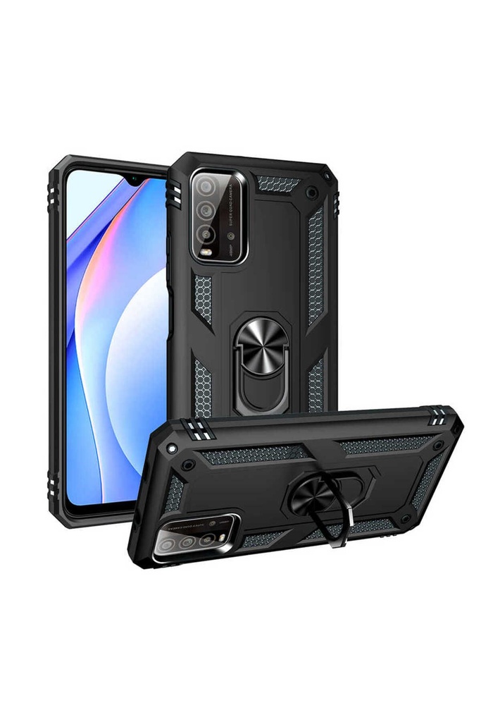 [RNZ-TA58300] Xiaomi Poco M3 Uyumlu Kılıf Zore Vega Kapak (Siyah)