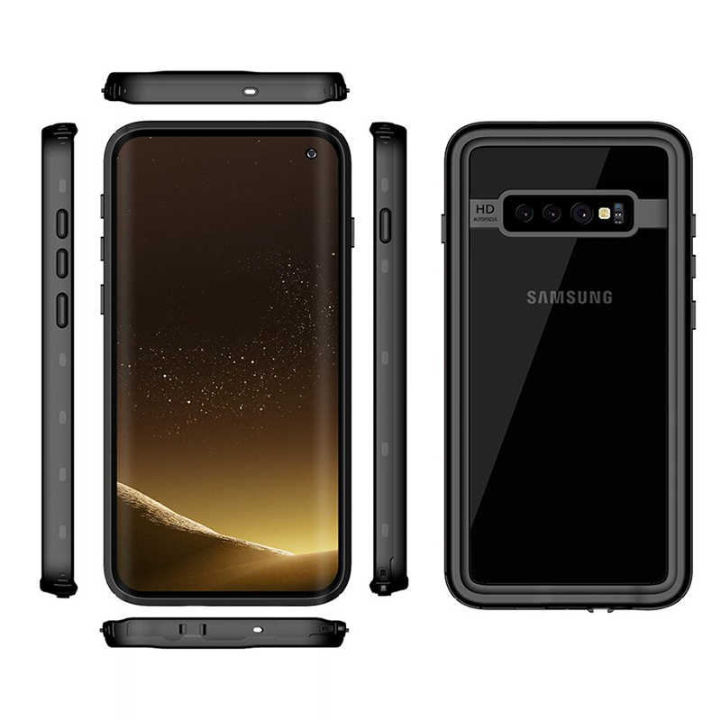 [RNZ-TA27563] Samsung Galaxy S10 Plus Uyumlu Kılıf 1-1 Su Geçirmez Kılıf