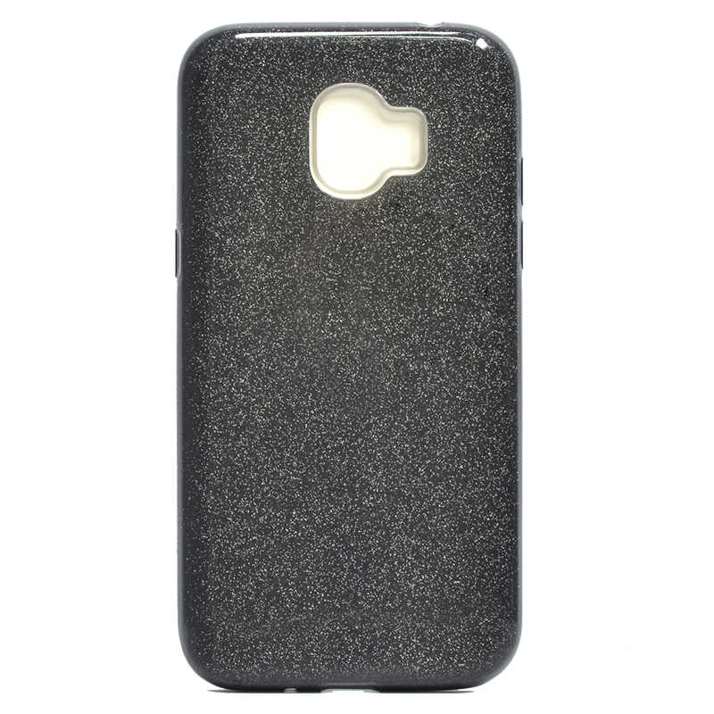 [RNZ-TA35250] Samsung Galaxy J2 Pro 2018 Uyumlu Kılıf Zore Shining Silikon (Siyah)