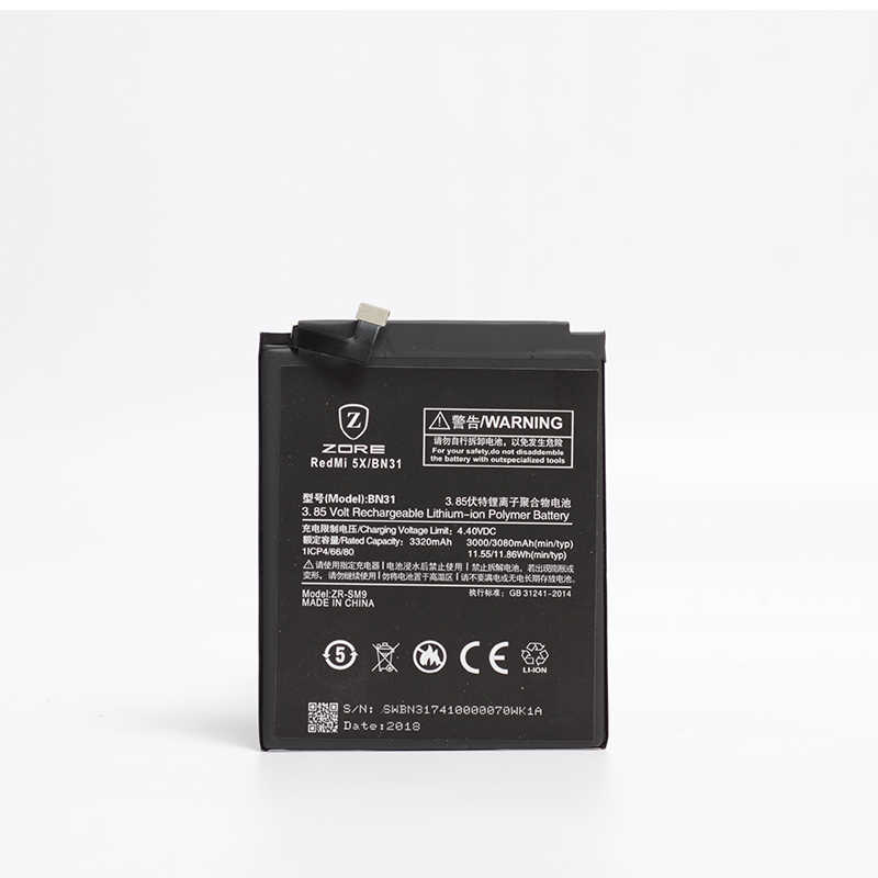 [RNZ-T9483] Xiaomi Mi 5x Uyumlu Zore Tam Orjinal Batarya