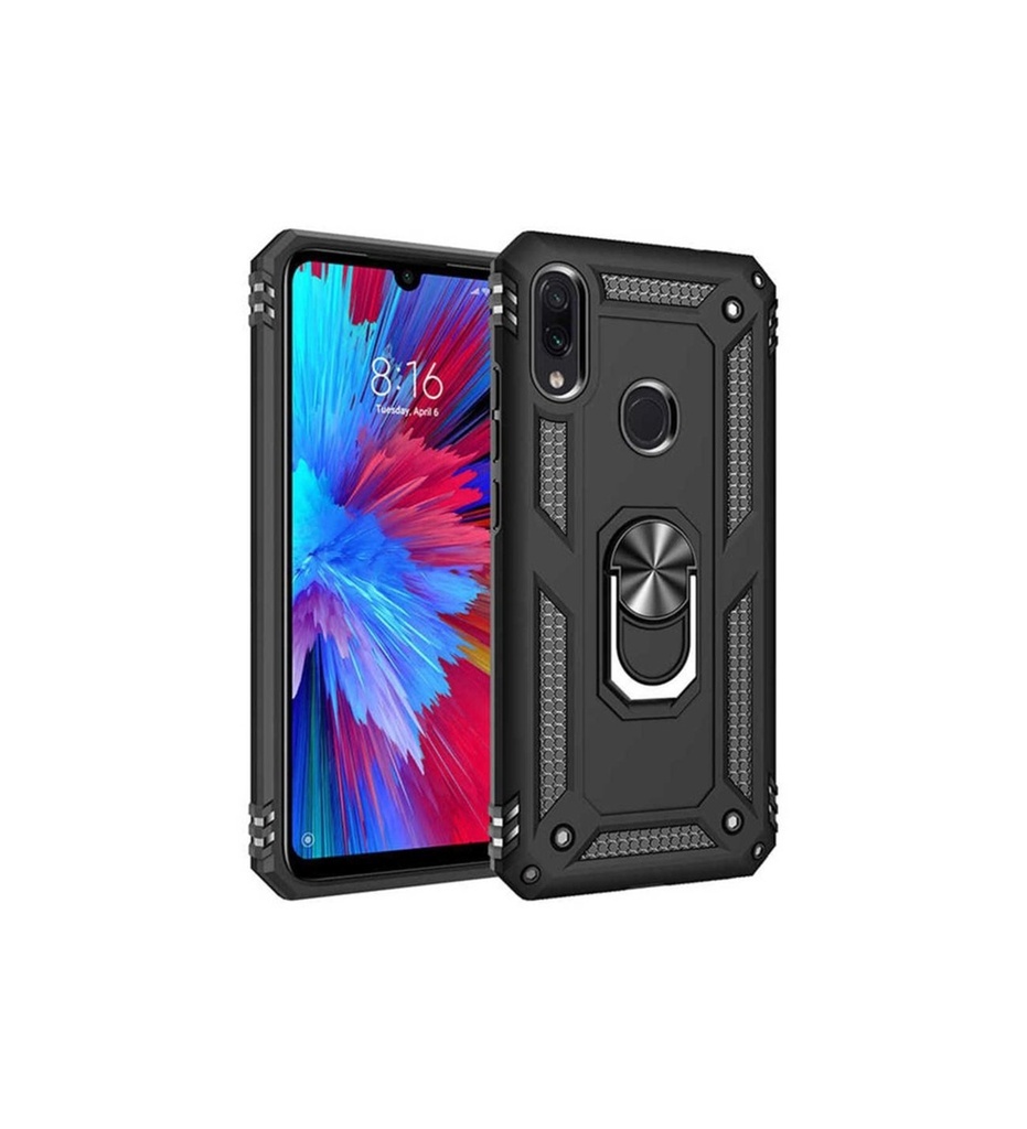 [RNZ-TA28176] Xiaomi Redmi Note 7 Uyumlu Kılıf Zore Vega Kapak (Siyah)