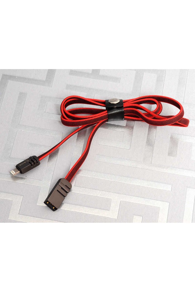 [RNZ-TA28187] Zore Mest Lightning Usb Kablo 1M (Kırmızı)