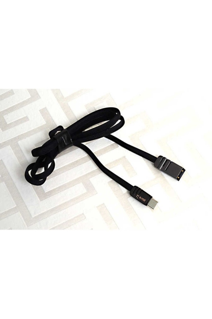 [RNZ-TA28192] Zore Mest Type-C Usb Kablo 1M (Siyah)