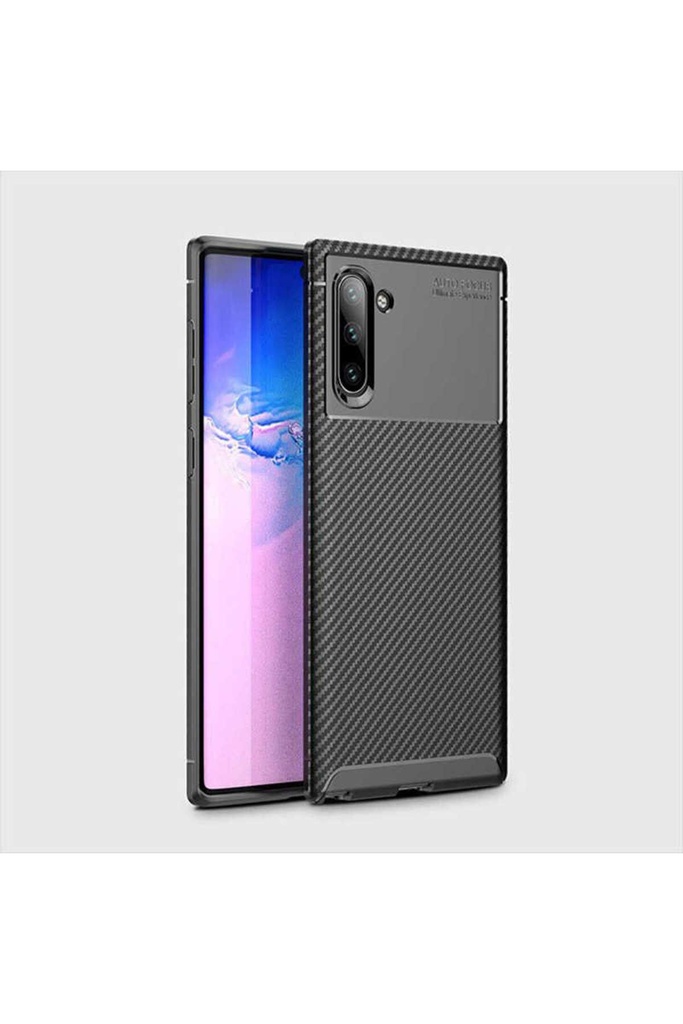 [RNZ-TA28262] Samsung Galaxy Note 10 Uyumlu Kılıf Zore Negro Silikon Kapak (Siyah)