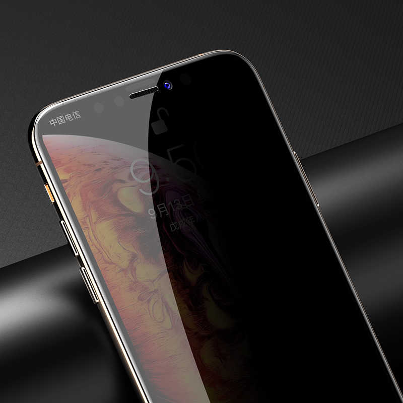 [RNZ-TA28316] Apple iPhone XS Uyumlu Zore Kor Privacy Cam Ekran Koruyucu