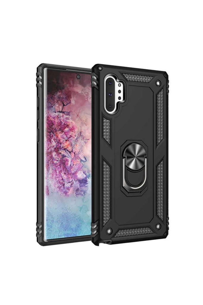 [RNZ-TA28363] Samsung Galaxy Note 10 Plus Uyumlu Kılıf Zore Vega Kapak (Siyah)