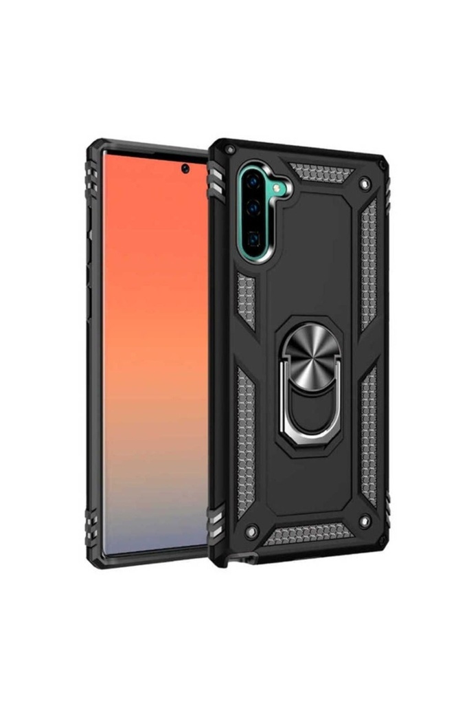 [RNZ-TA28369] Samsung Galaxy Note 10 Uyumlu Kılıf Zore Vega Kapak (Siyah)