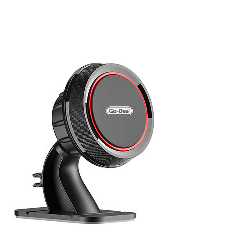 [RNZ-TA28809] Go Des GD-HD620 Magnetik Araç Telefon Tutucu (Siyah-Kırmızı)